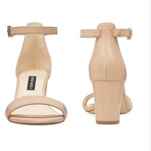 NWT Nine West Pruce Ankle Strap Block Heel